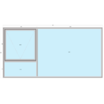 PT Window 1800 x 900